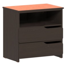 Apollo 2 Drawer Chest w/Top Storage Shelf, 36″W