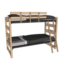 60"H Sedona Style Bunk Bed