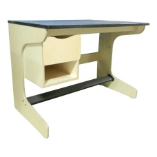 Aero Cantilever Study Desk w/1 Drawer &  1 Storage Compartment, 42"W