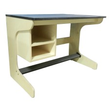 Aero Cantilever Study Desk w/2 Storage Compartments, 42″W