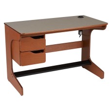 Apollo Cantilever Study Desk w/2 Drawers, 45"W