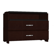 Contempo 2 Drawer & Top Open Compartment Stackable Chest, 36"W