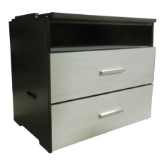 Contempo 2 Drawer & Top Open Compartment Stackable Chest, 30"W