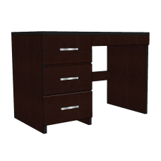 Contempo Panel End Pedestal Desk w/3 Box Drawers & Pencil Drawer, 45"W