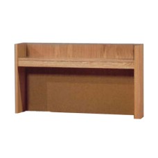 Shaker Single Shelf Carrel w/Closed Back, 36"W