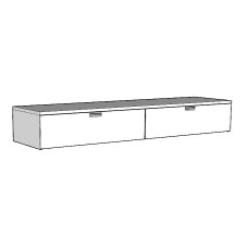 Urban 2 Drawer Under Bed Unit - Side by Side