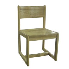 Nick Side Chair w/Wood Seat & Back