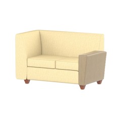 Elle Settee w/Right Arm & Left Corner